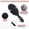 hair2heart Hair Extension Brush for Hair Extensions, Hair Brush without