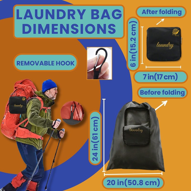 Travel Laundry Detergent Sheets 30 Pack – Hand Wash or