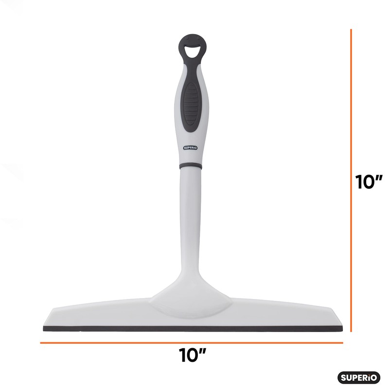 Superio Rubber Squeegee Grey 10", Streak Free All Purpose Window