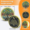 9 Year Radiant Tree Sobriety Coin – Stained Glass Light