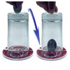 KNSHTH Magic Trick for Adults and Coin Through Glass Prop,