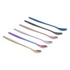 6PCS Coffee Spoon Stainless Steel Mixing Spoon Thickened Long Handle