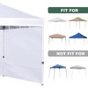 SCOCANOPY Sidewalls 12x12ft Complete Closure Sunwalls for Most 12x12 Canopy