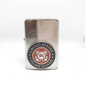 US Coast Guard Thunderbird Vector Pocket Lighter Stainless Steel Single Torch Cigar Lighter – Cigar Cutters by Jim