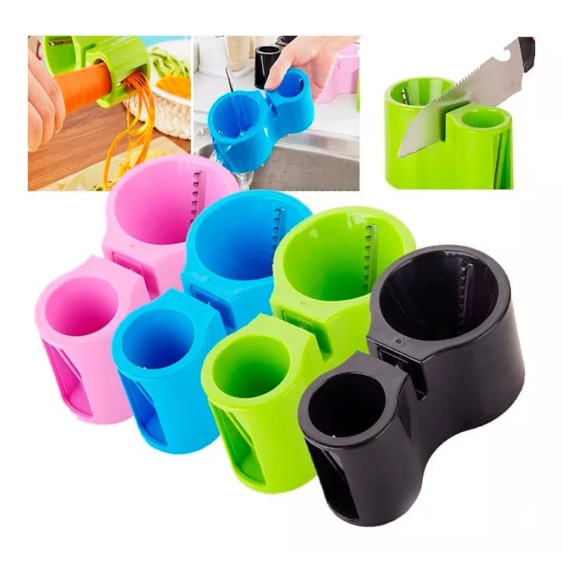 Spiral Cutter Rebanador Espiral Para Vegetales Frutas Afilador Cocina