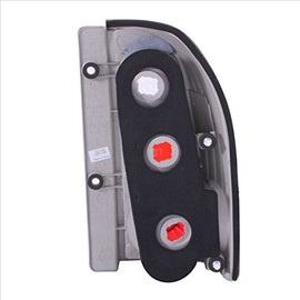 SPPC Chrome Euro Tail Lights Assembly Set for Suzuki Grand Vitara - (Pair) Include Driver Left and Passenger Right Side Replacement