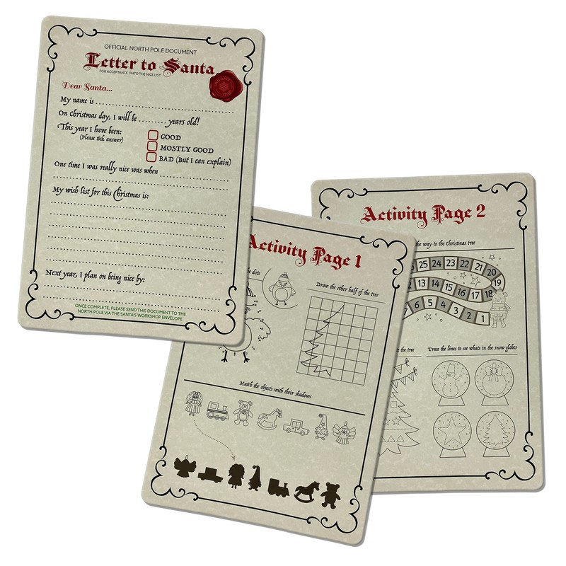 Letter to Santa Vintage Keepsake Bundle Pack - INCLUDES: Letter