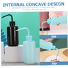 Healeved 4Pcs Squeeze Rinse Bottle for Eyelash Extensions Salad Jam