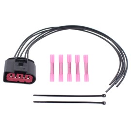 Air Mass Meter Connection Cable Connector Cable Harness for Transporter T5 Golf 4 Pa-ssat Beetle Shar-an Toua-reg A3 A4 A6 A8 Alhambra Leon Fabia Oc-tavia W202 W203 W210 W211 W163 R170 W639 Sprinter