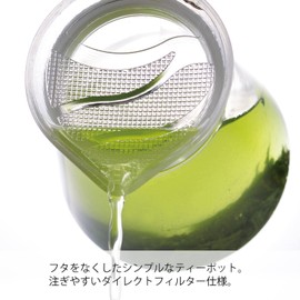 HARIO FNC-70-T Tea Pot Without Lid, Clear, 23.7 fl oz (700 ml)