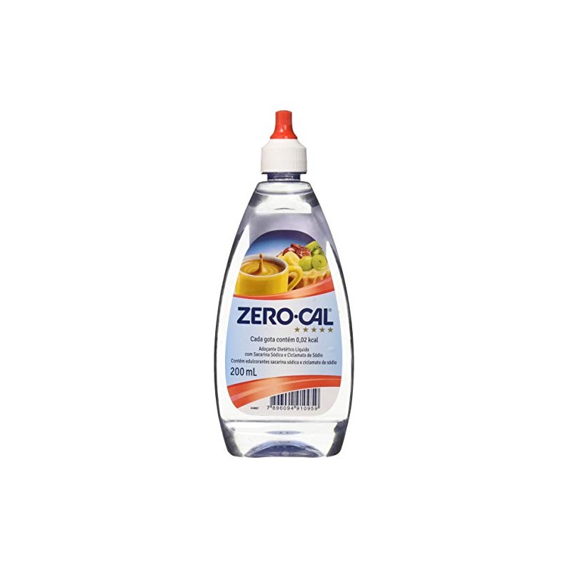 Zero Cal Sweetener Drops 6.6oz - Zero Cal Adoçante Dietético