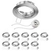 ledscom.de FERE Ceiling Mounting Frame Matt Chrome Pivoting (LED/Halogen/GU10/MR16/PAR16/50 mm)