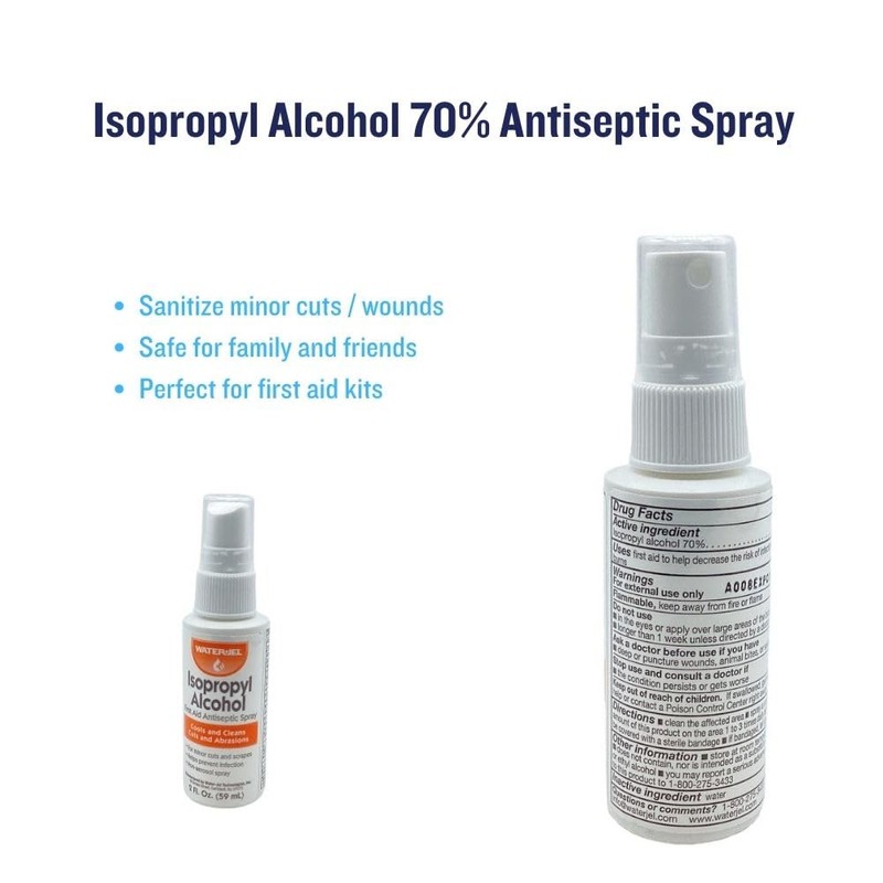Safetec Isopropyl Alcohol (70%) 2oz. Spray Bottle
