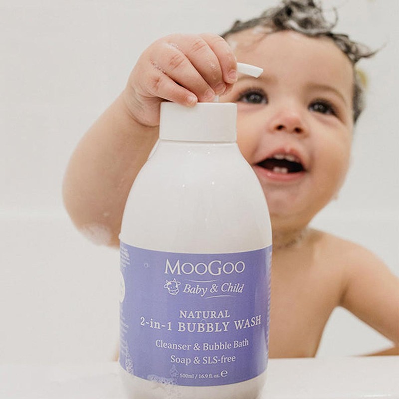 MooGoo Baby & Child 2-in-1 Bubbly Wash, 500ml