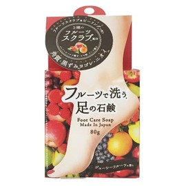 Fruit Wash Foot Soap 80g (Set of 3)