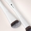 KINGMAS Oval Concealer Brush, Double-ended Kabuki Makeup Brush, Medium Concealer