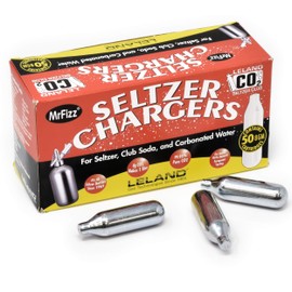 Leland Soda Chargers Seltzer Chargers Co2, 200 Count
