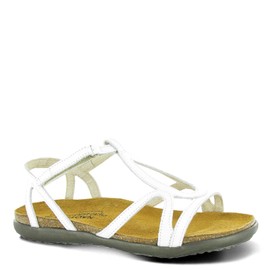 NAOT Women's Dorith Sandal White Leather 7-7.5 N-M US
