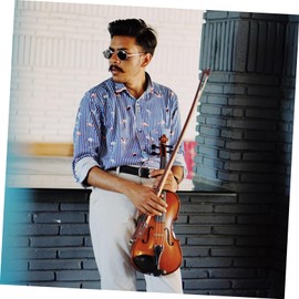 SUPVOX 1/4 and 4/4 Violin Bow - Musical Instrument Bow for Guitar and Mini Violin - Full Size Violin Bow for Beginners - 1/4 Size Bamboo Violin Bow