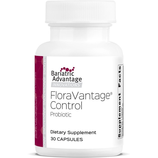 Bariatric Advantage FloraVantage Control Capsules, Targeted Probiotic Supplement for Bariatric Surgery Patients for Healthy Immune Support - 30 Count