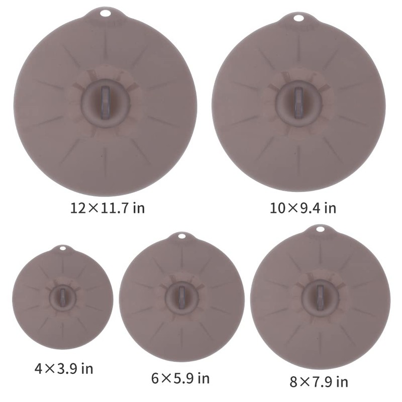 Silicone Lids for Pots & Pans - BPA Free, Microwave