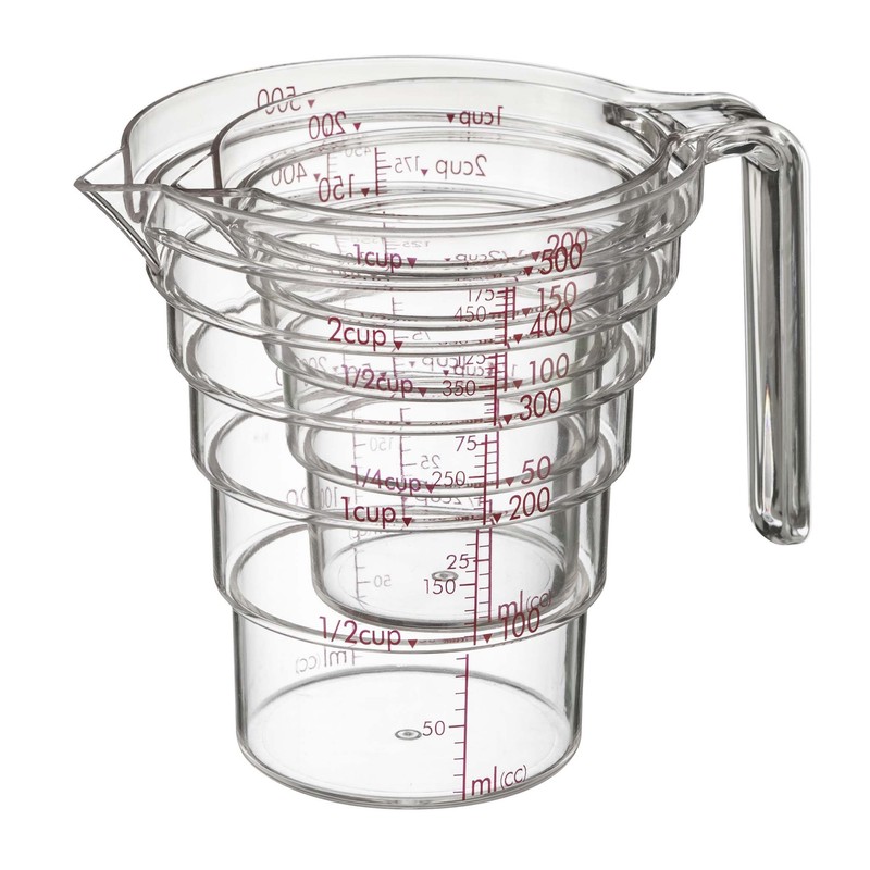 Yamazaki Industries 2698 Tiered Measuring Cup, 16.9 fl oz (500