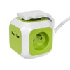 greenblue GB118 - GB118 Magic Cube Socket, 4way with 2xUSB