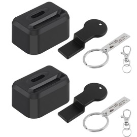 QOPAHI Car Seat Buckle Guard, Seatbelt Locks for Kids/Special Needs from Unbuckle Seat Belts, Belt Buckle Holder Seat Buckle Cover Locking Clip Fits Almost Vehicles(2Pack)