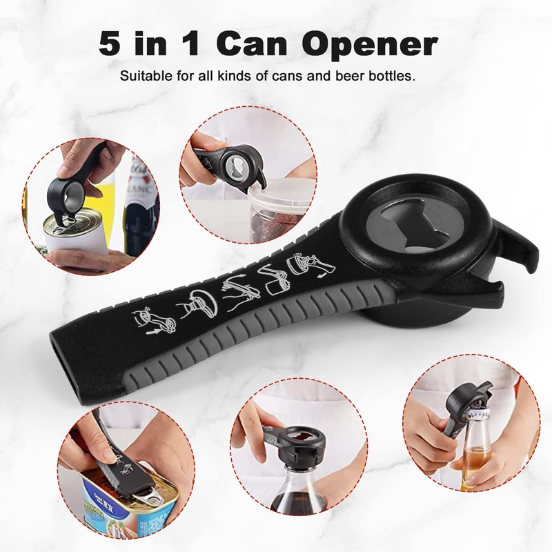 Jar Opener for Weak Hands - 5 Pack Bottle Openers
