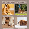 2 Pairs of Dog Socks, Non-Slip Socks, Dog, Paw Protection,