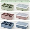 3PCS Bandejas de Cubitos de Hielo, Moldes Grandes de Silicona