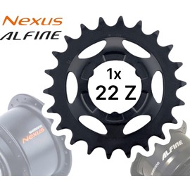 F26 Shimano Bicycle Nexus/Alfine Gear Hubs Wear Part Service Maintenance Replacement Hub Replacement Sprocket (Black 22 Teeth)