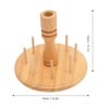 Wooden Thread Holder Rack 8 Spools Beech Wood Bobbin Holder