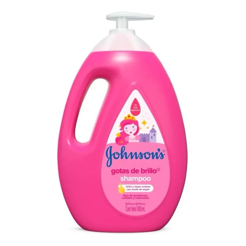 Shampoo Johnson's Baby Gotas De Brillo 1l