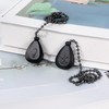 Dotlite Black Ceiling Fan Pull Chain, 2Pcs 12 Inches Decorative