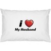 2 x 'I Love My Husband' Cotton Pillow Cases (PW00040102)