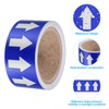 PATIKIL Flow Arrow Tape, 2 Roll Polyethylene Pipe Marking Sticker