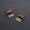 Ravinte Antique Bronze Cabinet Hinges, 1/2 Inch Overlay, 50 Pack