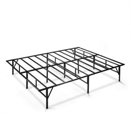 ZINUS SmartBase Compack Mattress Foundation / 14 Inch Metal Bed Frame / No Box Spring Needed / Sturdy Steel Slat Support, King