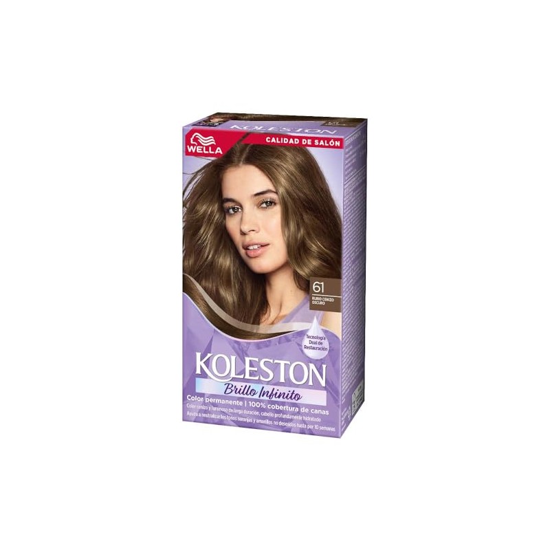 Koleston Tinte Permanente 61 Rubio Cenizo Oscuro