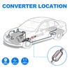 Yeoflagtrade 3.0" Universal Catalytic Converter, 3.0 Inch Inlet/Outle Cat Converter