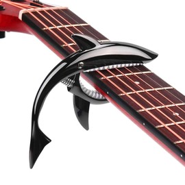 Shark Guitar Capo for Acoustic & Electric Guitar with 6 String Musical Instruments, 1 Clip Capo Ideal for Musicians