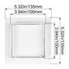 4" x 4" White Plastic Access Panel. Service Shaft Door