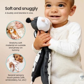 Copper Pearl Character Lovey Plush: Soft Puppy Stuffed Animal Baby Blanket, Baby Lovey for Companionship and Entertainment - Pepper Puppy