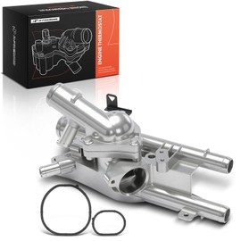 A-Premium Engine Coolant Thermostat Housing Assembly Compatible with Hyundai Sonata 2011-2014, Santa Fe 2010-2012, Tucson 2010-2015, Santa Fe Sport 2013-2016 & Kia Optima 2011-2015, Sorento, Sportage