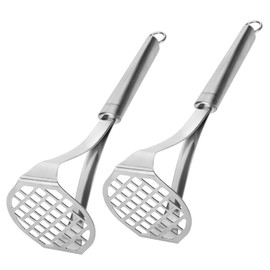 Westmark 2 Glory Potato Mashers - Length: 25.7 cm Each, Stainless Steel - Silver, 184822E3