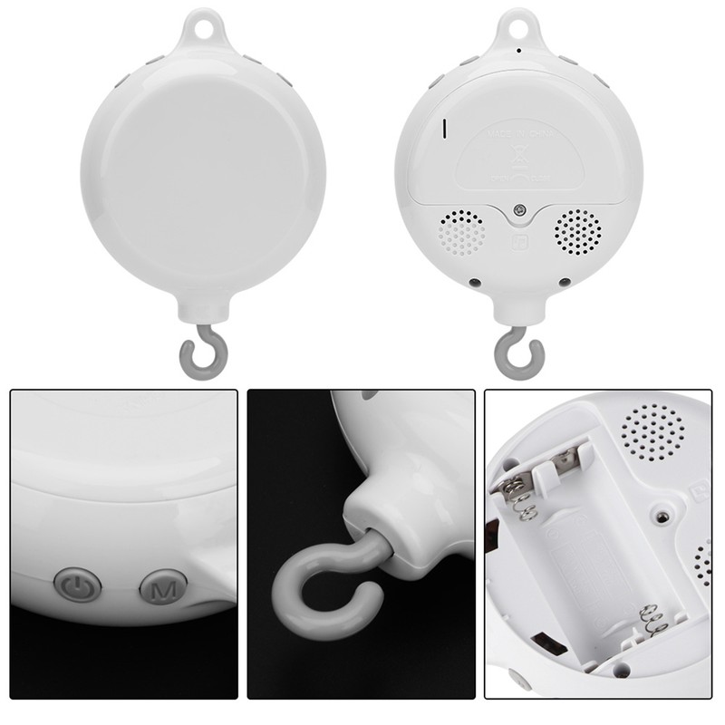 Baby Infant Crib Bed Hanging Musical Bell Electric Music Box