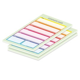 PRICARO 3 x A5 Multicolour System Meal Planner