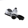 ZBLZGP Weipu WS24 3 Pin Waterproof Power Connector Solar Solder