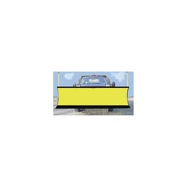Yellow Poly Snow Plow Shield